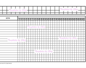 medication tracker chart printable pdf file etsy