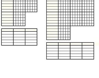May include: A black and white logic puzzle with a grid of squares. The puzzle is divided into two sections, each with a different layout. The text "LOGIC" appears at the top of each section.