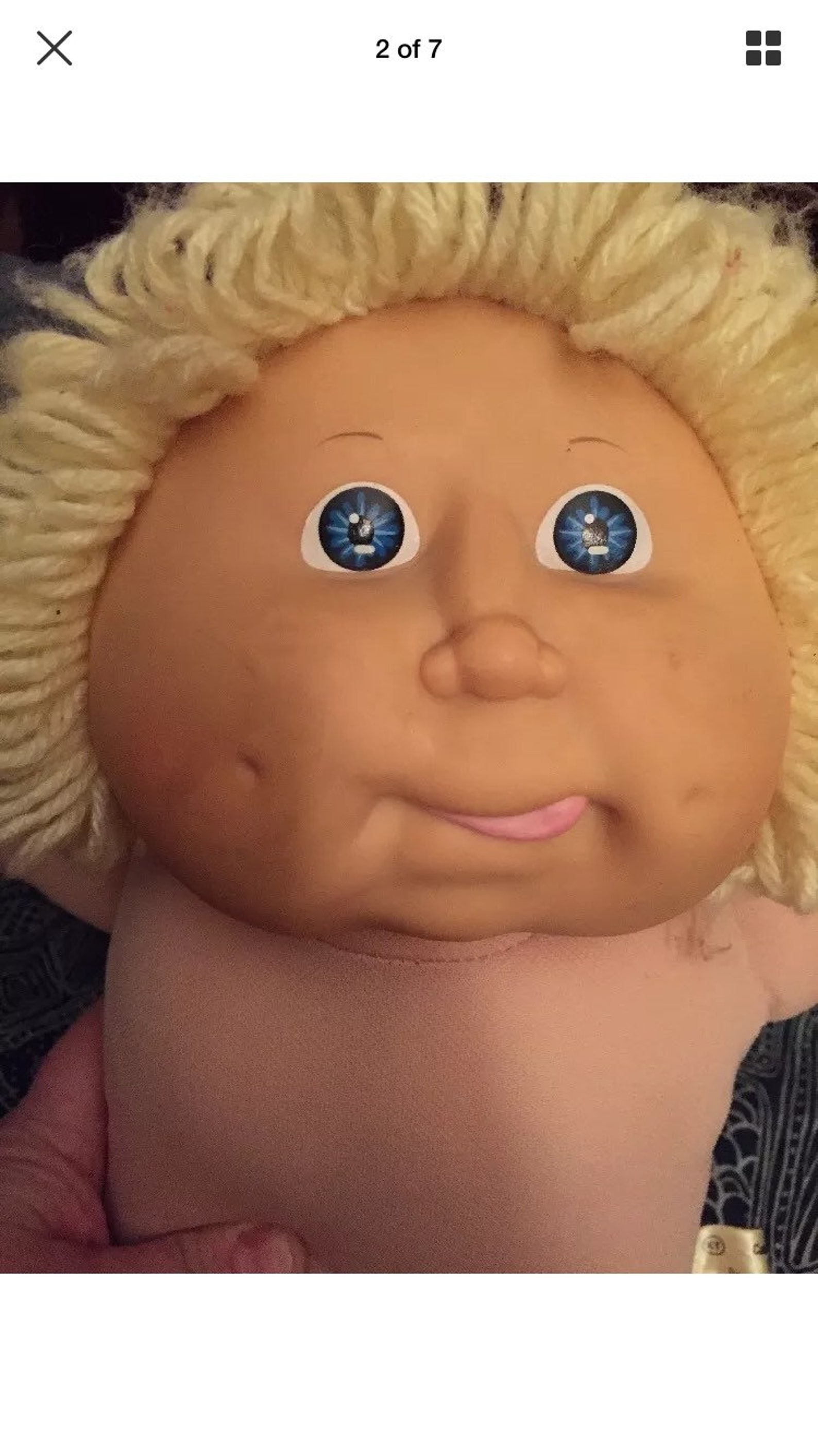 Vintage CPK Cabbage Patch Kid Tongue Out Red Signature 1980s - Etsy