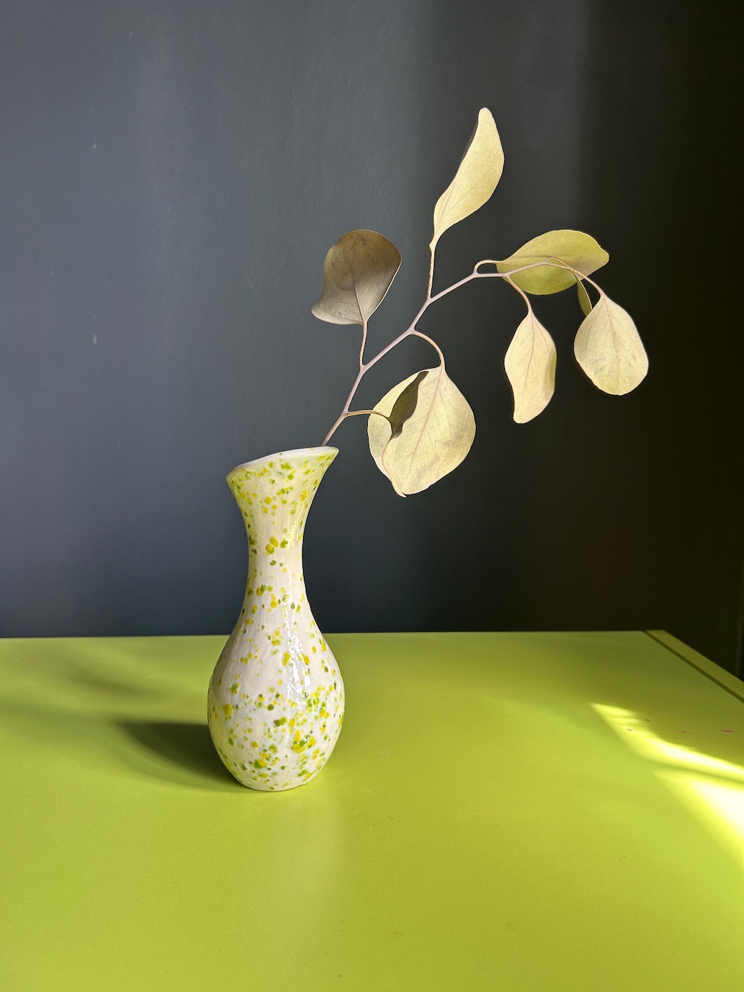 Handmade Ceramic Bud Vase | Modern Single Stem Vase - Etsy
