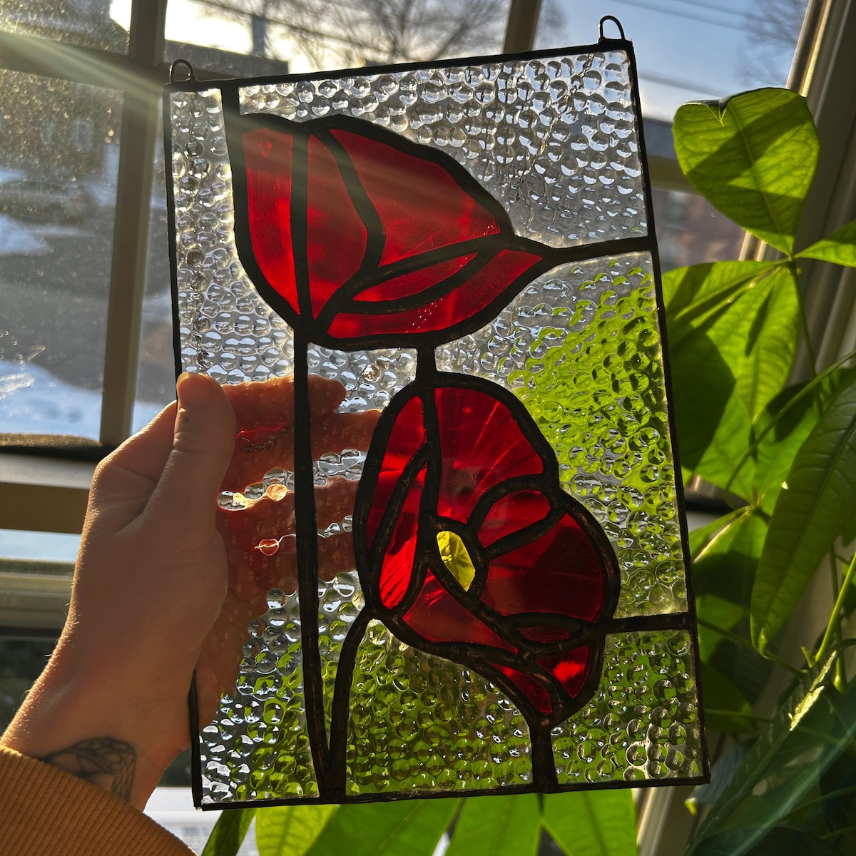 Poppy Suncatcher - Etsy