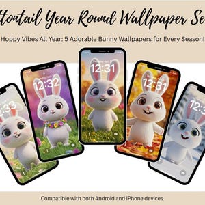 Seria tapet cyfrowych na cały rok Cottontail