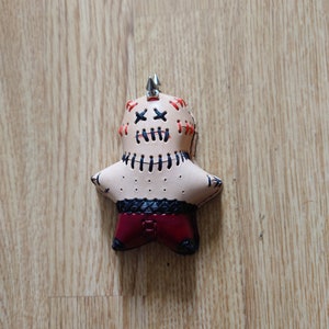 Leder Pin Kissen Punk Voodoo Doll