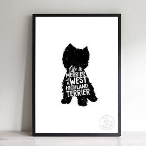 West Highland Terrier Print - West Highland Terrier Gift