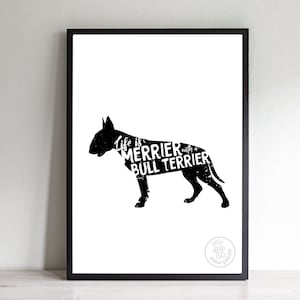 Bull Terrier Print - Bull Terrier Gift