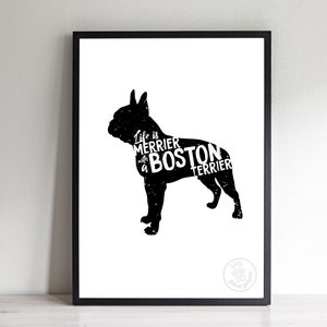 Boston Terrier Druck - Boston Terrier Geschenk
