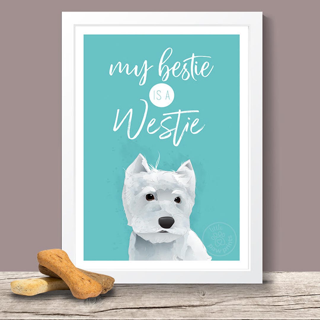 West Highland Terrier Art Print Westie Lover Gift