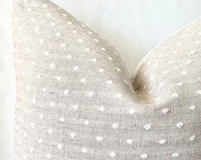 Blue Swiss Dots 10x14 Pillow main image 1