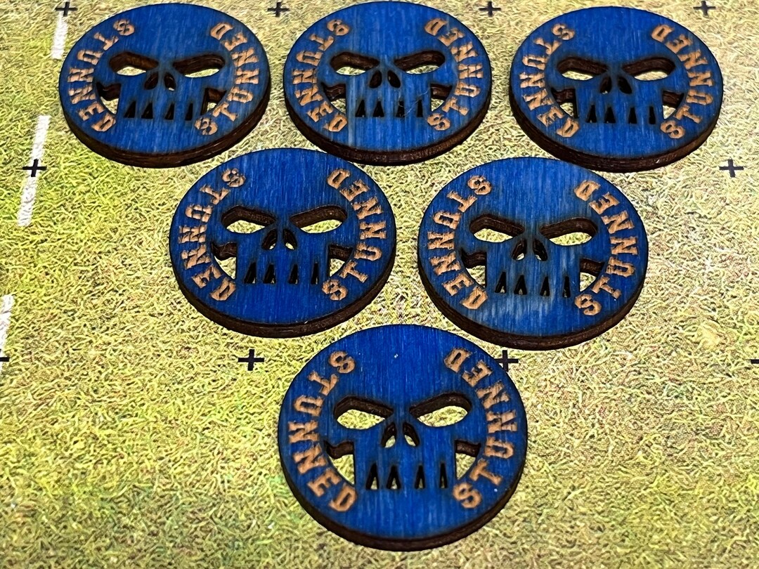 Fantasy Football Stunned Token Set 6 - Etsy