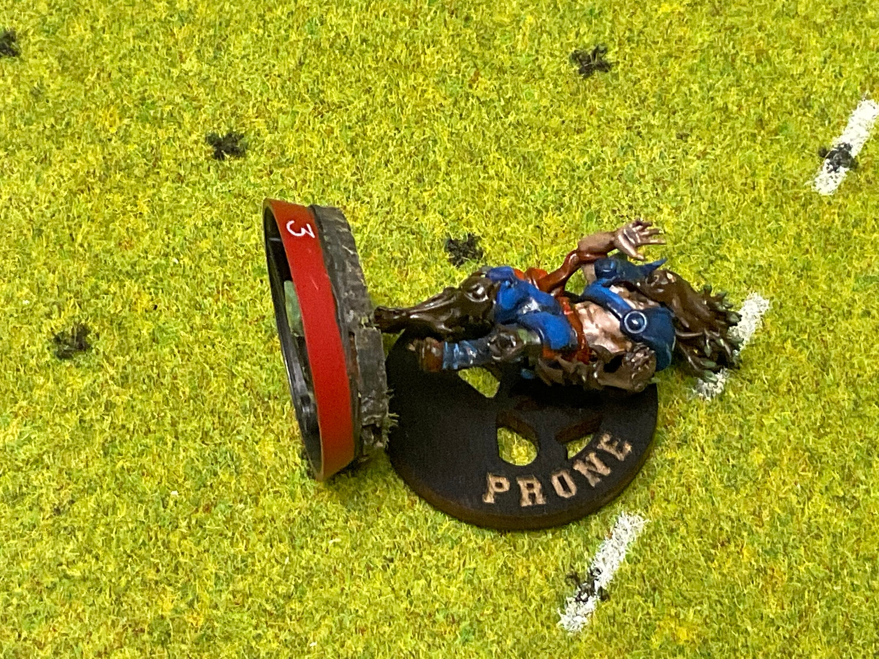 Fantasy Football Stunned and Prone Tokens (2, Black) - Etsy