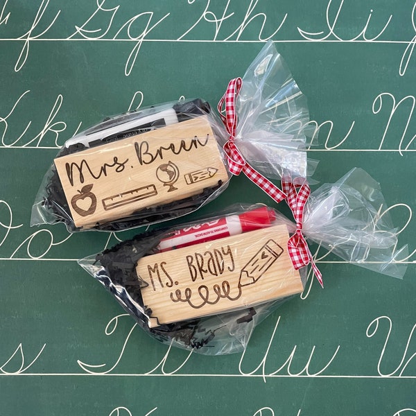 Personalized Dry Erase/Chalkboard Eraser, Custom Eraser