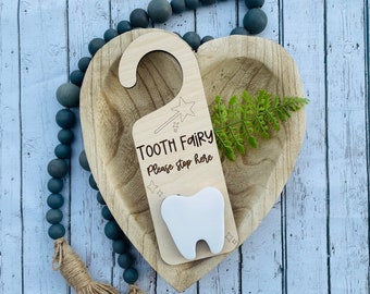 Tooth Fairy Door Hanger/Tooth Fairy Pillow/Custom Tooth Fairy Hanger/Tooth Fairy Money Holder