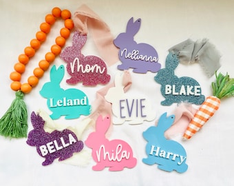 Easter Basket Tag/Easter Name Tag/Acrylic Gift Tag/Personalized Easter Tag