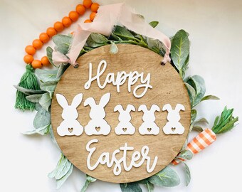 Easter Sign/Easter Family Sign/Easter Bunny Sign