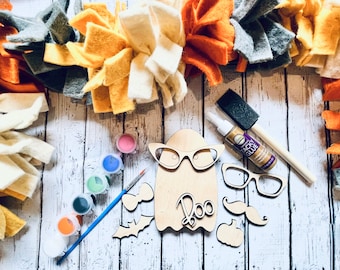 Halloween Craft Kit/Ghost Craft/Kids Halloween Craft