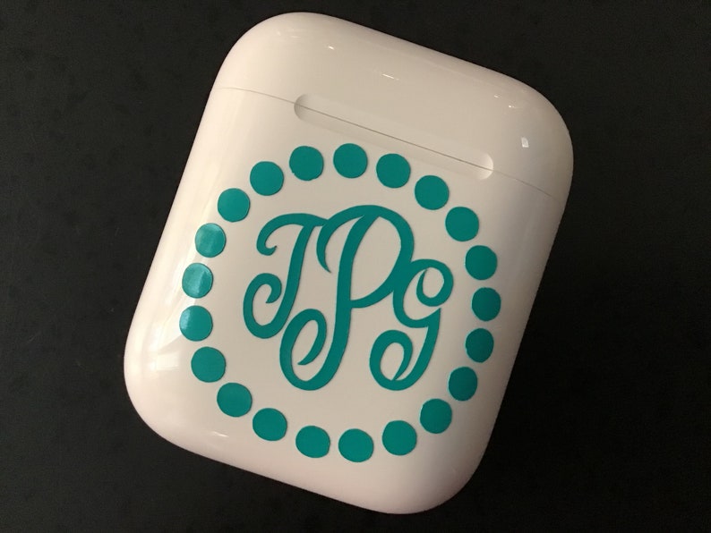 Download AirPod Decal AirPod Case Monogram Decal Personalized | Etsy