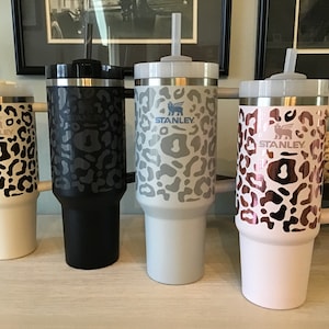 Leopard Print Vinyl Wrap for 30oz Tumbler, Cheetah Print Vinyl Decal Wrap,  Leopard Decal for 40oz Cup, Travel Mug Leopard Wrap, DIY Decal 