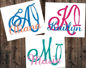 Nurse Decal, Nurse Gift, Stethoscope Decal, Name Decal, Yeti Decal, Stethoscope, RTIC Decal, Laptop Decal, Car Decal, Phone Decal, Cup Decal