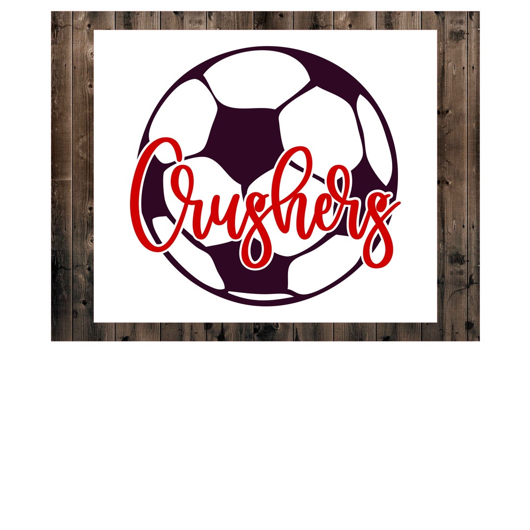 Personalized Soccer Ball Decal Soccer Ball Name Decal Team Etsy