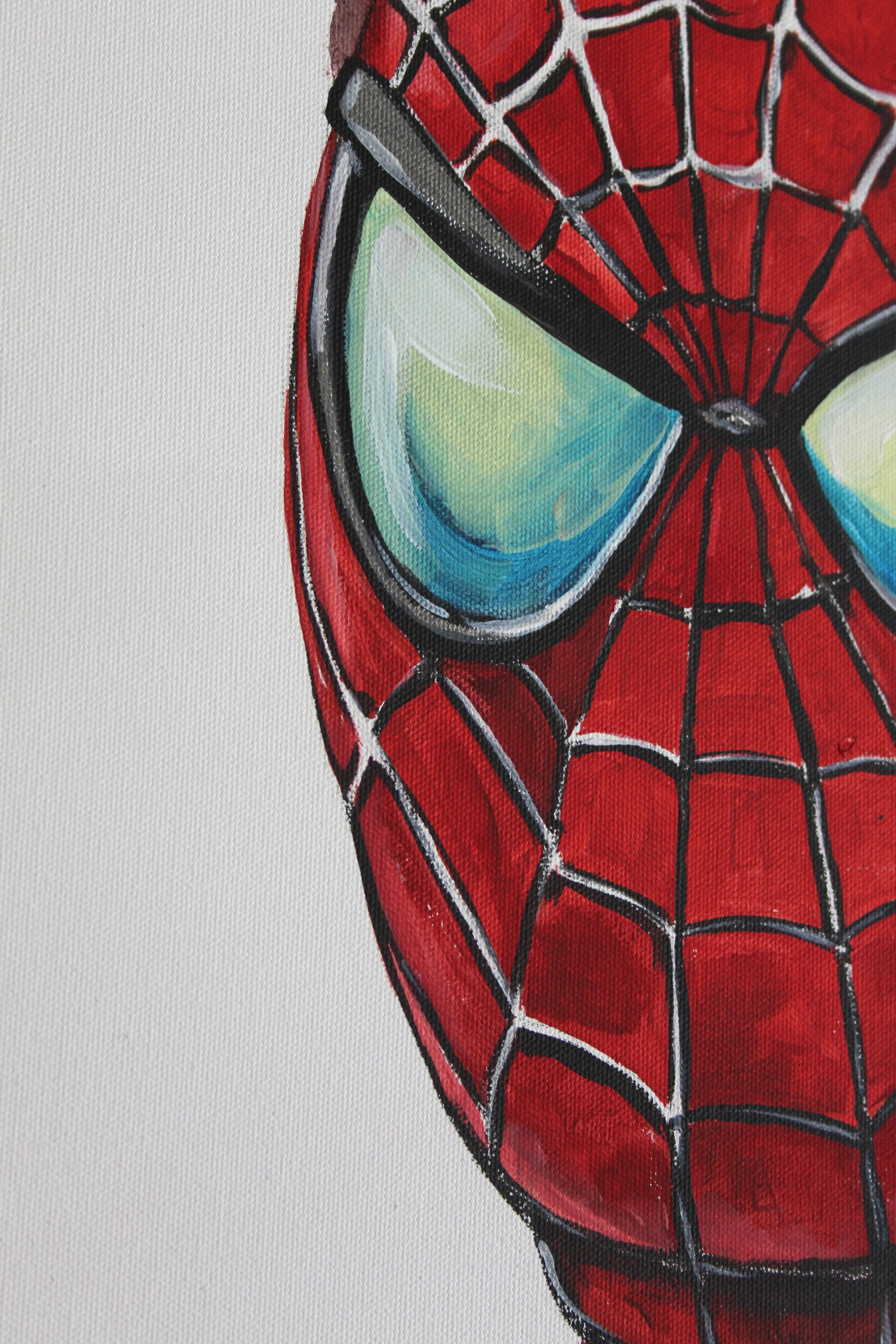 My Original Acrylic Painting of Spiderman, Marvel Superhero - Etsy