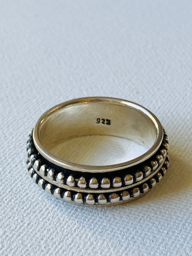 925 Sterling Silver Spinner Ring