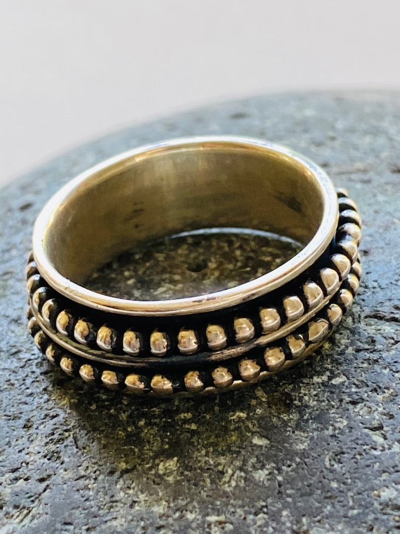 925 Sterling Silver Spinner Ring