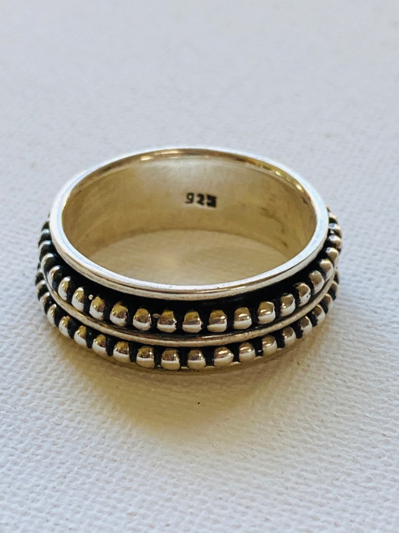925 Sterling Silver Spinner Ring