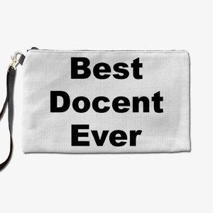 Docent Makeup Bag, Makeup Lover Cosmetic Bag, Toiletry Bag, Birthday Gifts For Her, Makeup Bag For Women, Christmas Gift Bag