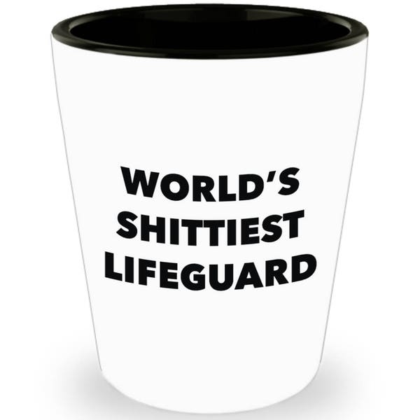 Lifeguard Shot Glass-le plus beau sauveteur du monde-cadeaux pour sauveteur