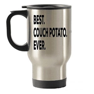 Couch Potato Travel Mug - Couch Potato Gifts - Best Couch Potato Ever Travel Insulated Tumblers For Gift Basket Set Bag - Funny Gag Gift