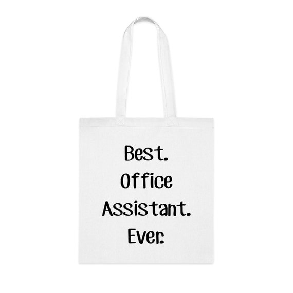 Best Office Assistant Ever Tote Bag Gift for Office Etsy