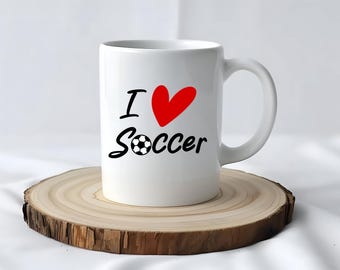Soccer Mug, Gift for Soccer Fan, Soccer Fan Gift Idea, Gift for Soccer Player, Soccer Player Coffee Mug, Soccer Player Gifts