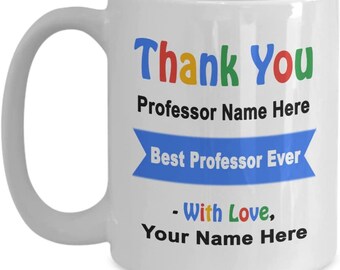 Tazza Professore Personalizzata, Tazza Professore Personalizzata, Regali Professore, Regalo per Professore, Professore Grazie Regalo, Regalo di Apprezzamento Professore