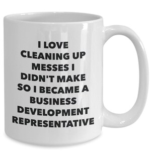 Me convertí en una taza de representante de desarrollo de negocios - taza de café - regalos de representante de desarrollo de negocios - regalo de cumpleaños de novedad divertida ...