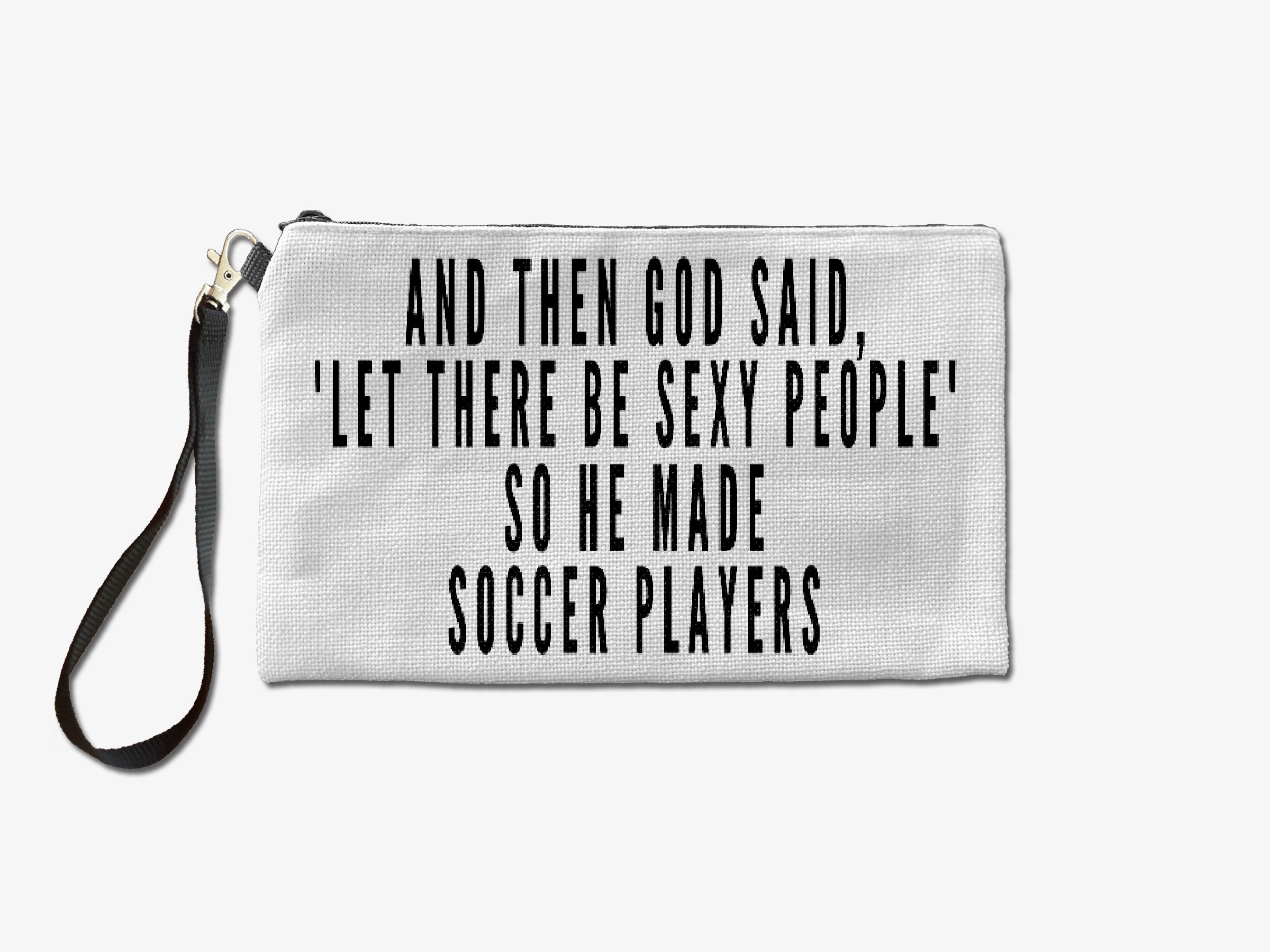 Soccer Players Makeup Bag Makeup Lover Cosmetic Bag Toiletry 