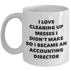 I Became an Accounting Director Mug - Coffee Cup - Accounting Director Gifts - Funny Novelty Birthday Present Idea