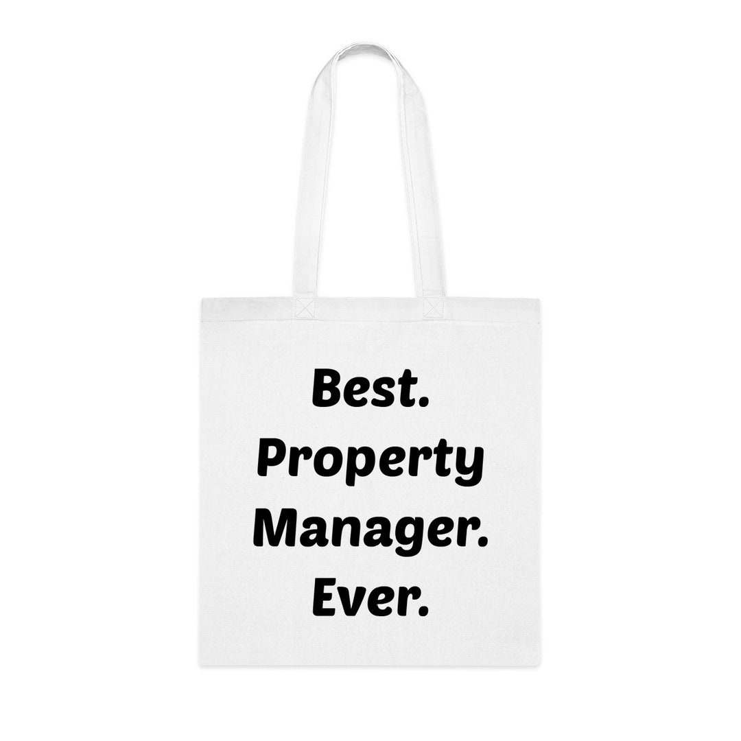 Best Property Manager Ever Tote Bag, Gift for Property Manager
