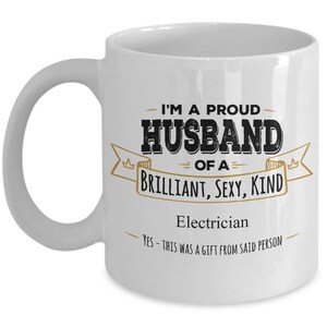 Gift For Electrician, Gift for Husband, Electrician Mug, Electrician Coffee Mug