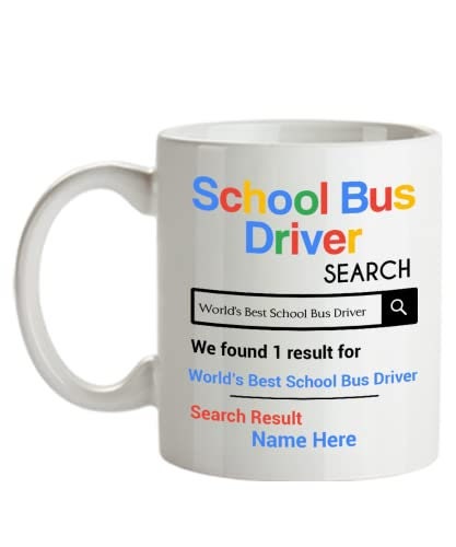 Personalized School Bus Driver Mug Personalized School Bus Etsy