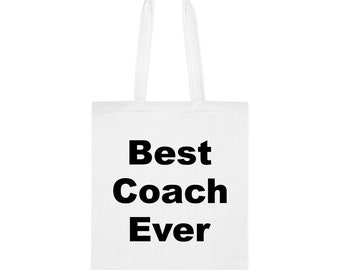 Coach Tote Bag, Gift for Coach, Coach Birthday, Christmas, Anniversary Gift Idea