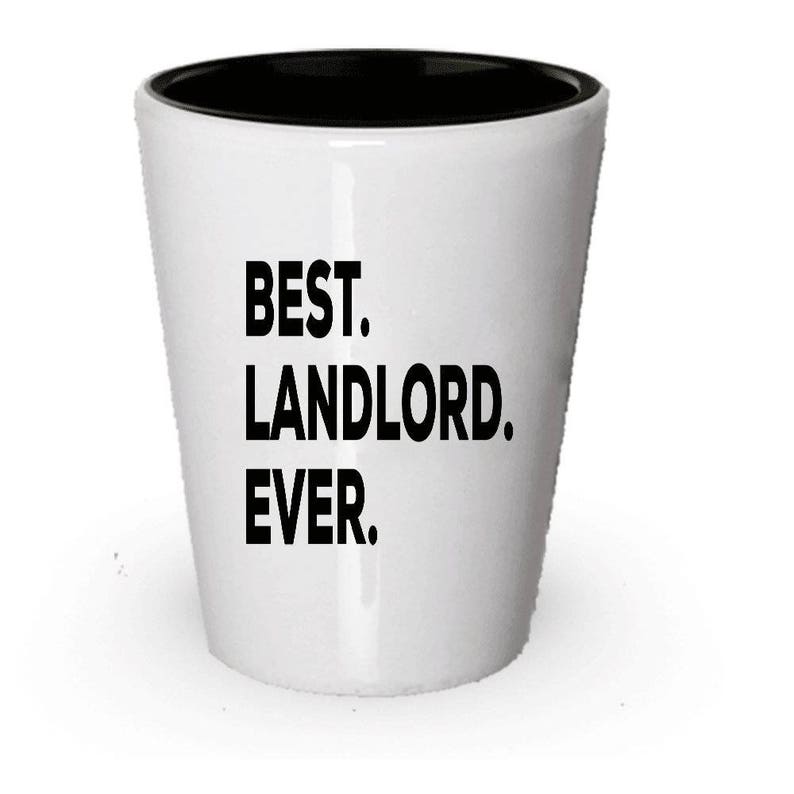 Landlord Shot Glass Best Landlord Ever Landlord Gift Gift Etsy
