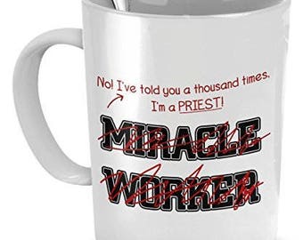 Funny Priest Mug, Gift For Priest, Priest Coffee Mug, Priest Mug, Priest Gifts