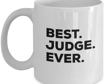 Beste rechter ooit, rechter koffiemok, cadeau voor rechter, rechter mok, rechter aanwezig