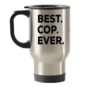 Cop Travel Insulated Tumblers Mug Gifts - Themed Presents For Men Women Dad Him Baby Female