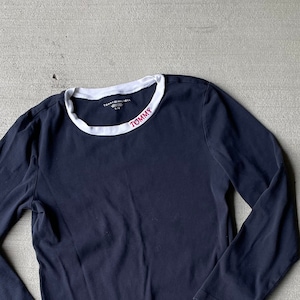 Vtg 90s tommy hilfiger long sleeve shirt | size L