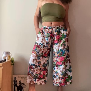 Y2k Gaucho Pants - Etsy