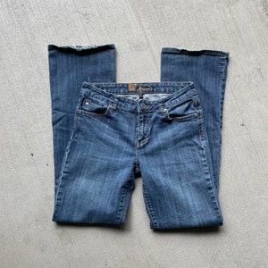 Vintage 2000's Low Rise Flare Jeans | Y2K Paris Blues Denim | Size