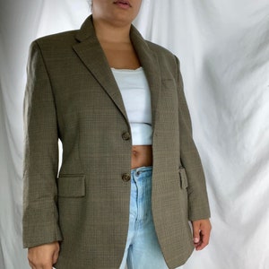 90s CHAPS by RALPH LAUREN Wool Made In Canada Blazer Ivy League Academia