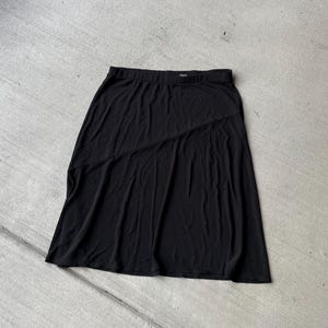 PLUS y2k vintage black midi skirt | size 1X