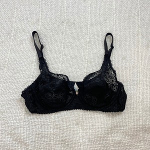 Victoria's Secret Unlined Demi Bra 36D Sheer Puerto Rico